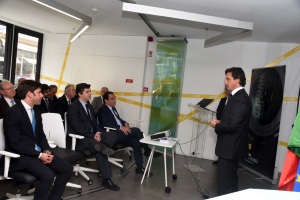 Caldeira Cabral, Ministro da Economia, em visita a Famalicão, 11-03-2016
