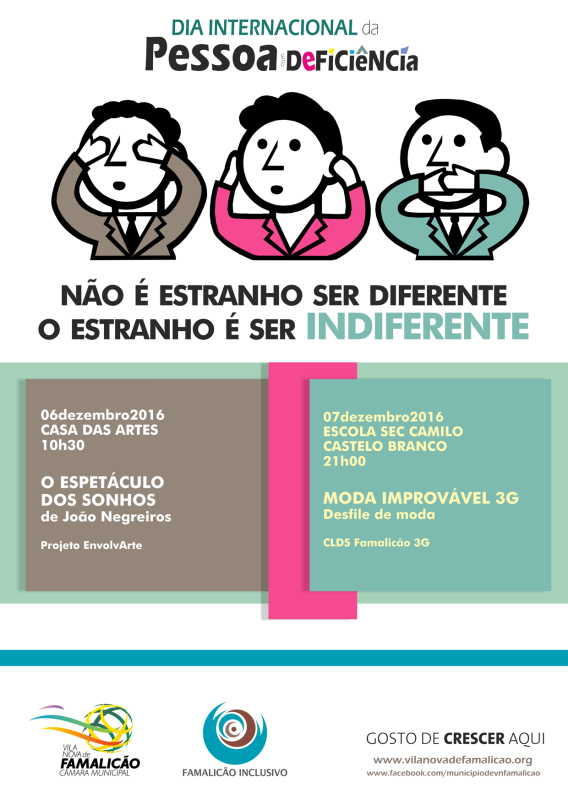 Município assinala Dia Internacional da Pessoa com Deficiência