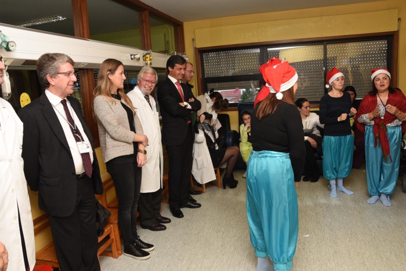 Paulo Cunha desejou Boas Festas aos utentes do Hospital