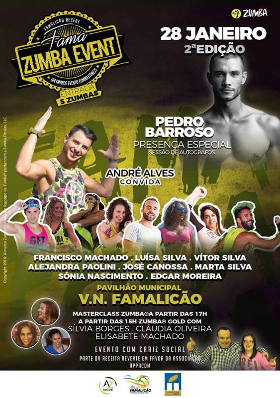 “Fama Zumba Event” decorre a 28 de janeiro