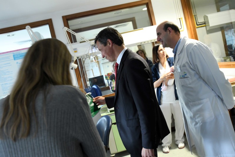 Paulo Cunha levou palavra de esperança aos doentes do hospital