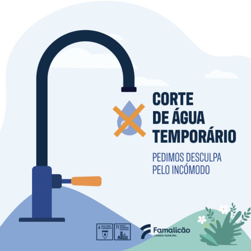 AVISO | Corte de água em Bente, Landim e Ruivães