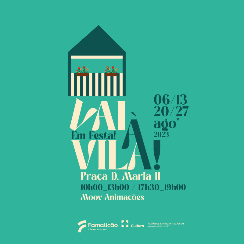 Domingos de agosto com animação de rua no centro de Famalicão