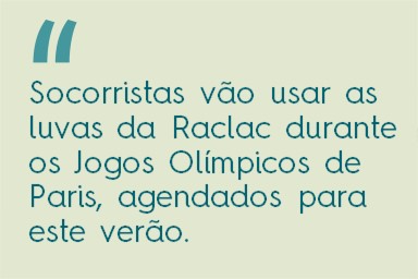 Luvas de Famalicão protegem socorristas nos Jogos Olímpicos de Paris