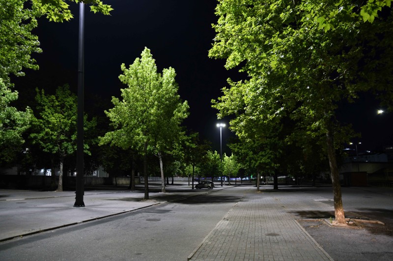 Famalicão Fairground with reinforced lighting