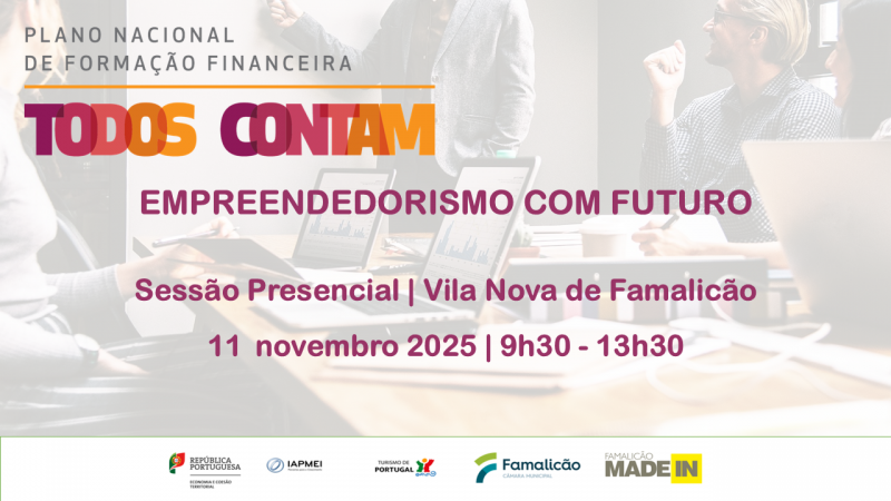 Formação “Empreendedorismo com Futuro” com inscrições abertas