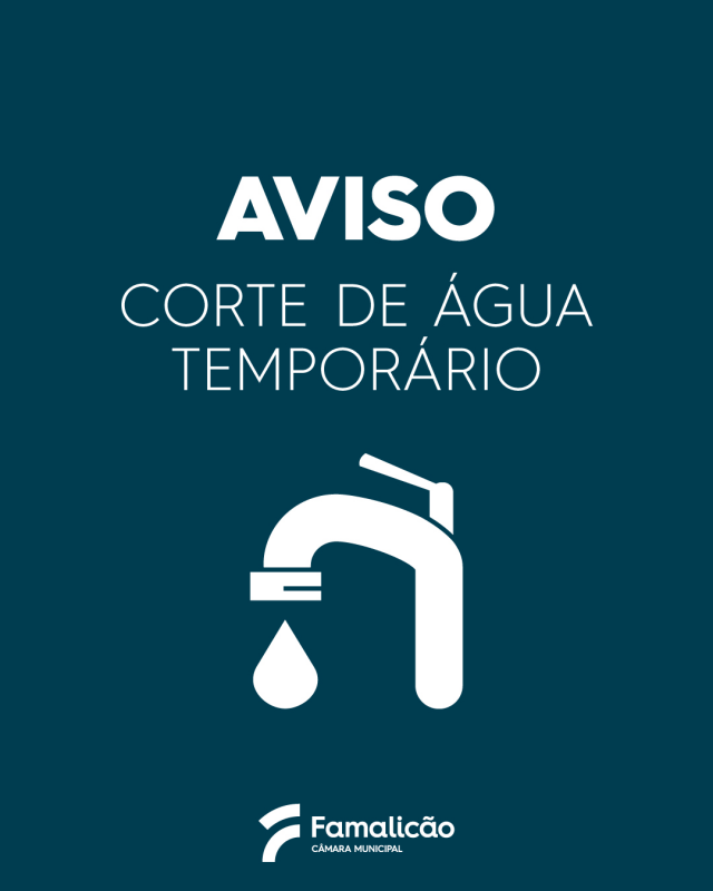 Corte de água na Travessa de Santo António, em Cruz