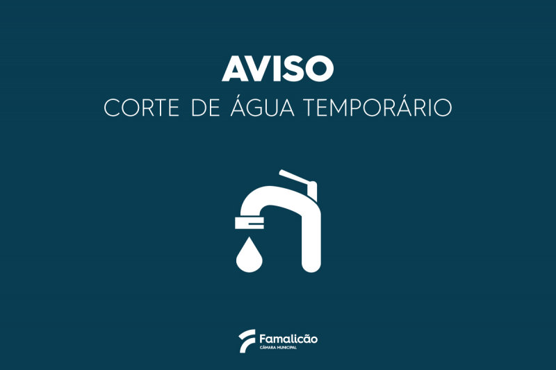 Aviso | Corte temporário de água