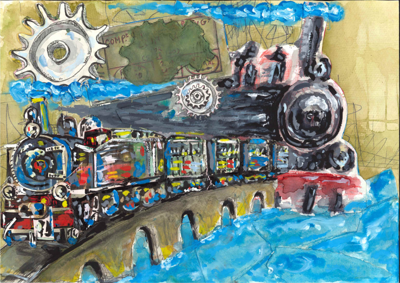 Alunos famalicenses celebram 150 anos da chegada do comboio em exposição no Museu Ferroviário de Lousado