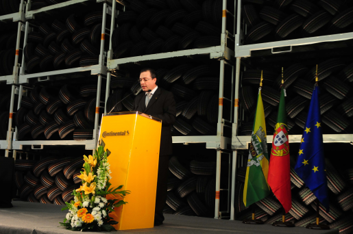Pedro Carreira, Presidente do Conselho de Administração da Continental Mabor, no anúncio do novo eixo rodoviário de alternativa à EN14, 31-01-15