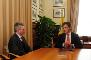 Renato Varriale, Embaixador de Itália em Portugal, na visita a Vila Nova de Famalicão, 26-03-15