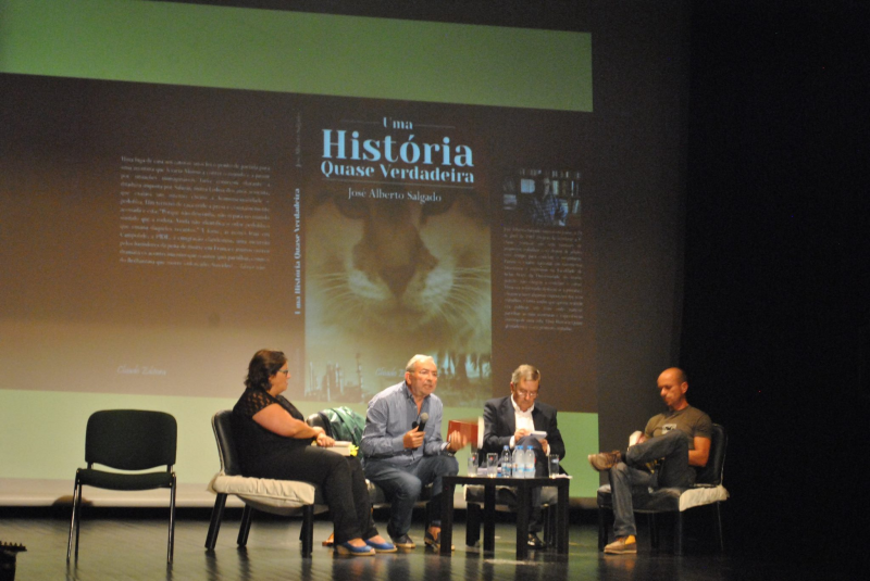 Reconhecimento na apresentação do primeiro livro de José Alberto Salgado 